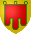 Dieses Wappen führten Graf Eustach von Boulogne und Gottfried von Bouillon bei der Eroberung Jerusalems
