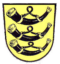 Durch den Namen Weißenhorn kamen die 3 Hifthörner in das Wappen der Grafen von Neuffen. 