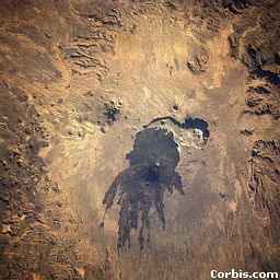 Der Pic Toussidé im Satellitenbild
