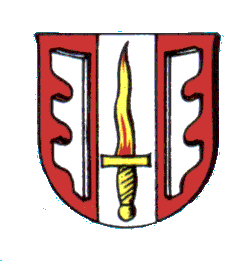 Die sibernen Spietrger stammen aus dem Wappen der Haunsberger