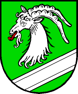 Der Steinbock war das Wappentier der Kalhamer, wie hier im Wappen von Eugendorf.