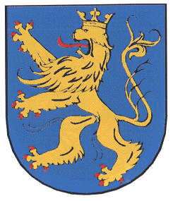 Im Wappen von Leutenberg findet sich der Löwe der Grafen von Schwarzburg