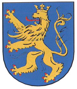 Im Wappen von Leutenberg findet sich der Lwe der Grafen von Schwarzburg