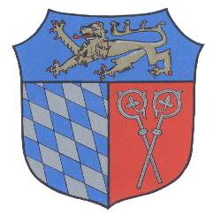 Der Löwe von Andechs im Wappen des Landkreises Bad-Tölz-Wolfratshausen weist auf die Abstammung der Wolfratshauser von den Grafen von Andechs hin.