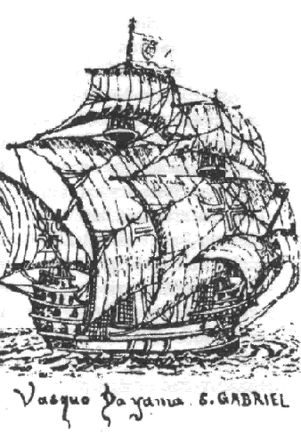 Die San Gabriel des Vasco da Gama